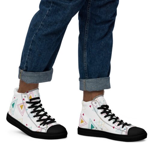 Men’s high top canvas shoes MHTCS - Image 2